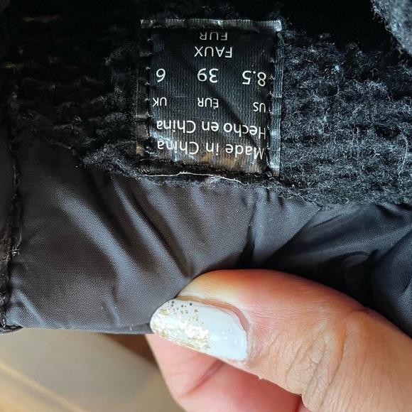 Aldo Black Winter Boots - CADIRACIA - Women Size US 8.5 - Picture 5 of 7